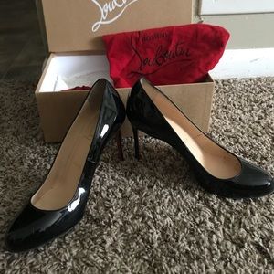 AUTHENTIC classic black Christian Louboutin pumps
